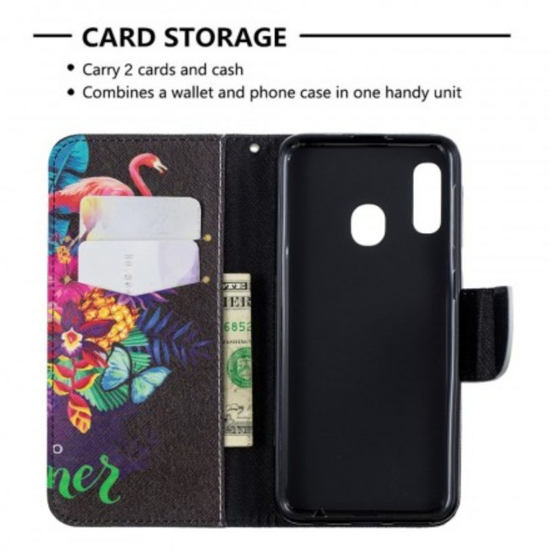 Custodia in pelle Samsung Galaxy A20e Ciao Estate
