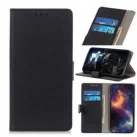 Custodia in pelle Samsung Galaxy A20e Semplice Effetto Pelle Lucida