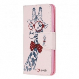 Folio Cover Samsung Galaxy A20e Giraffa Intelligente