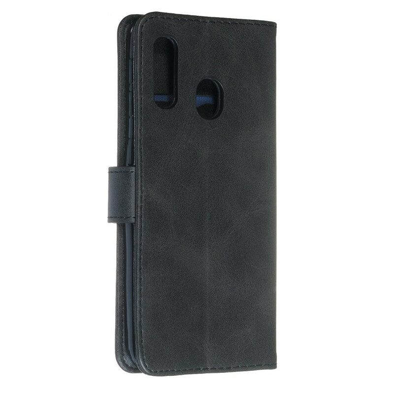 Folio Cover Samsung Galaxy A20e Portamonete D'epoca