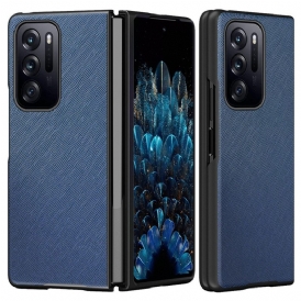 Cover Oppo Find N Design In Pelle Testurizzata