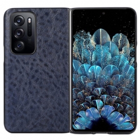 Cover Oppo Find N Design In Pelle Testurizzata