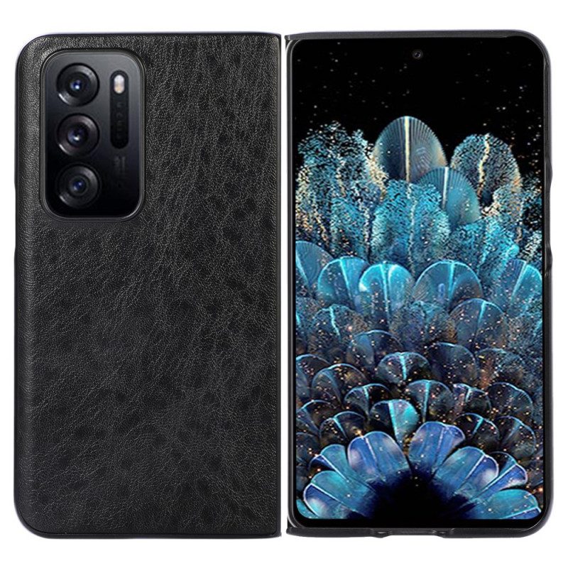 Cover Oppo Find N Design In Pelle Testurizzata