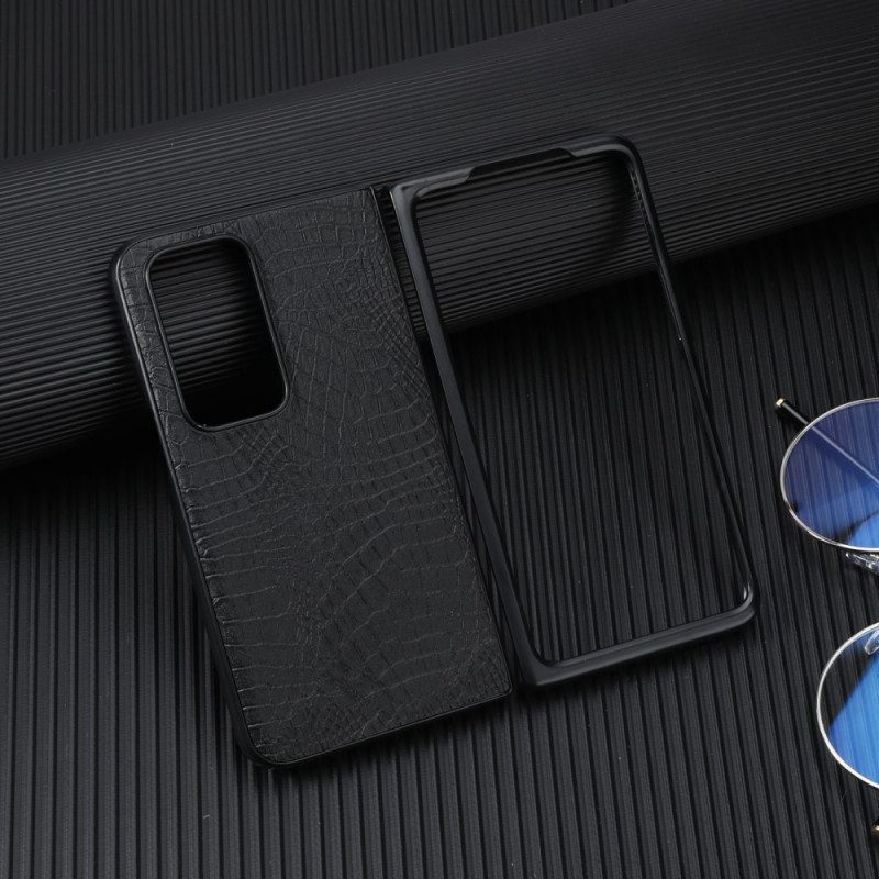 Cover Oppo Find N Stile Pelle Di Coccodrillo
