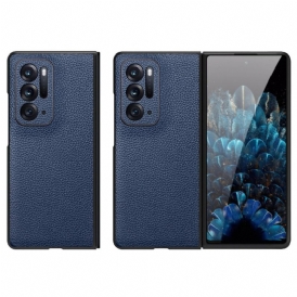 Cover Oppo Find N Vera Pelle Di Litchi Premium