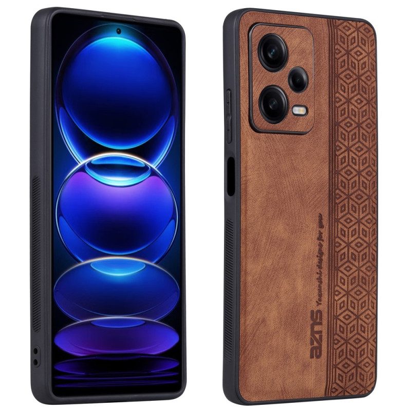 Cover Xiaomi Redmi Note 12 Pro Plus Azns Effetto Pelle