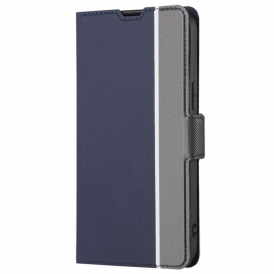 Custodia in pelle Xiaomi Redmi Note 12 Pro Plus Due Toni