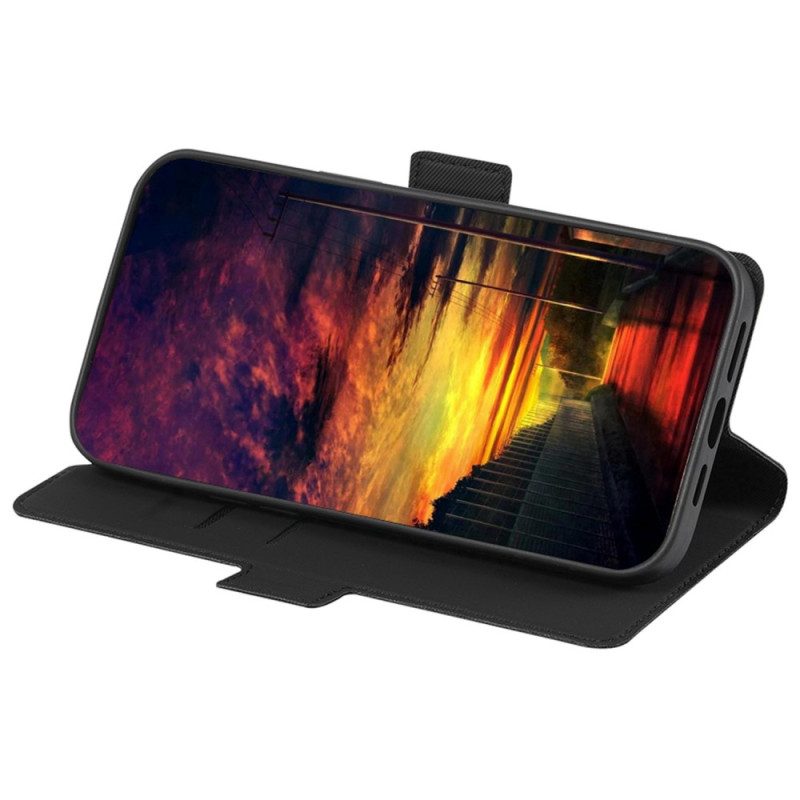 Custodia in pelle Xiaomi Redmi Note 12 Pro Plus Due Toni