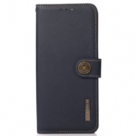 Custodia in pelle Xiaomi Redmi Note 12 Pro Plus Khazneh Rfid In Vera Pelle