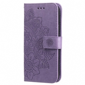 Folio Cover Xiaomi Redmi Note 12 Pro Plus Cinghia Fiore Mandala