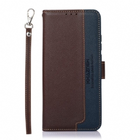 Folio Cover Xiaomi Redmi Note 12 Pro Plus Lychee Style Rfid Khazneh