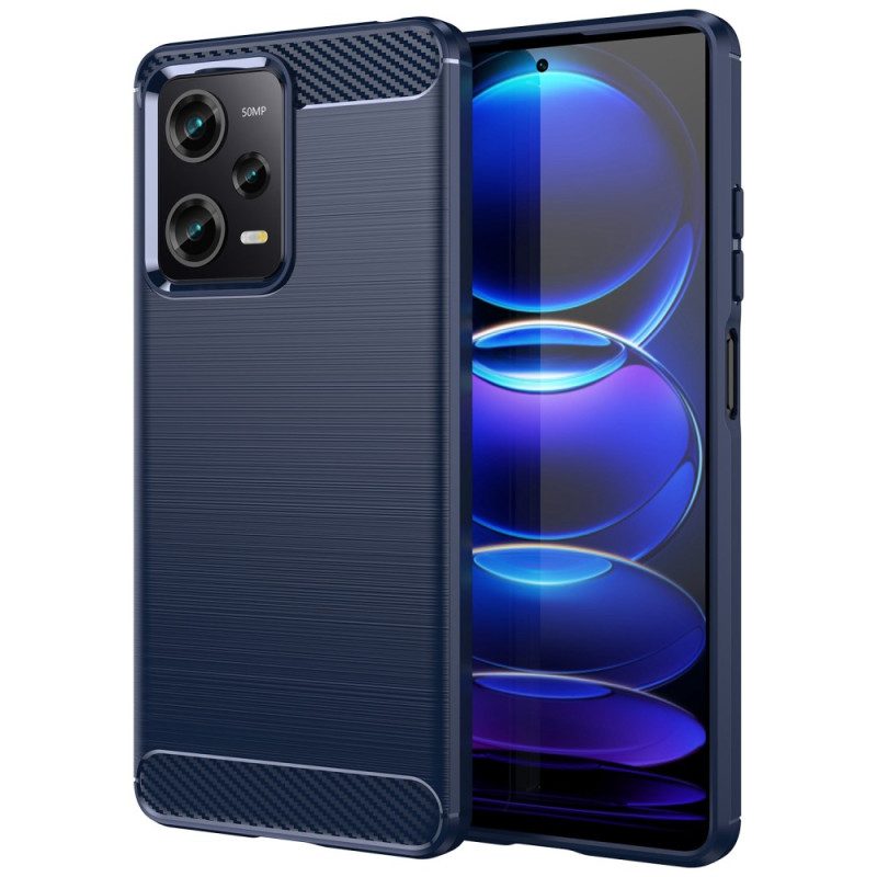 Cover Poco X5 Pro 5G Fibra Di Carbonio Spazzolata