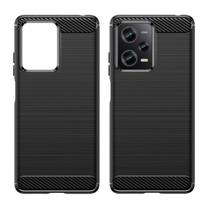 Cover Poco X5 Pro 5G Fibra Di Carbonio Spazzolata
