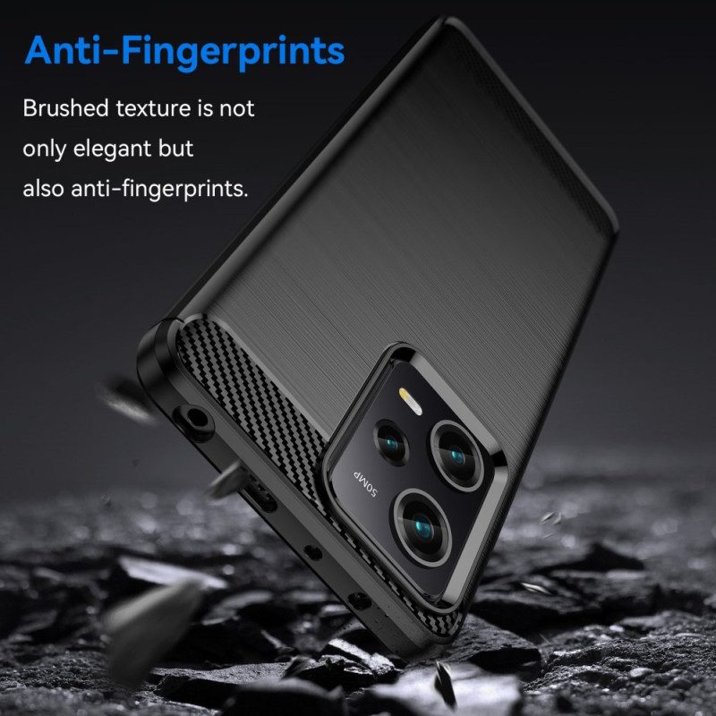 Cover Poco X5 Pro 5G Fibra Di Carbonio Spazzolata