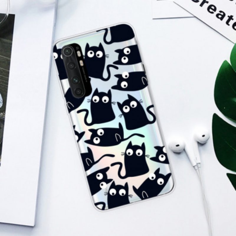 Cover Xiaomi Mi Note 10 Lite Gatti Neri