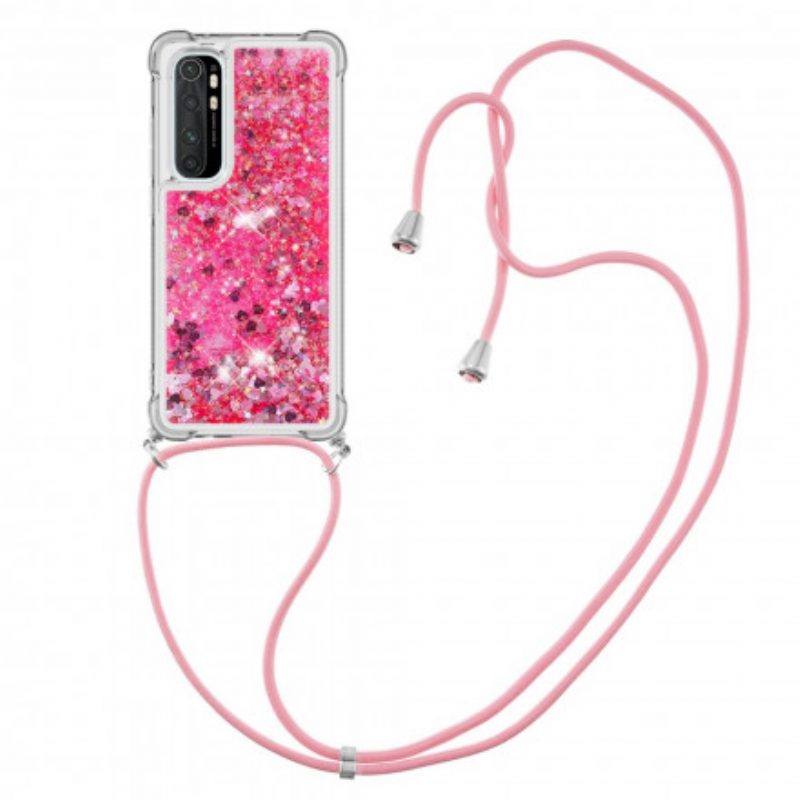 Cover Xiaomi Mi Note 10 Lite Paillettes E Coulisse
