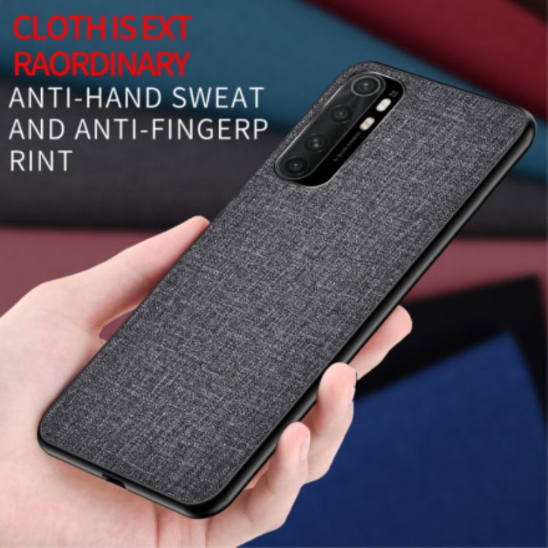 Cover Xiaomi Mi Note 10 Lite Struttura Del Tessuto