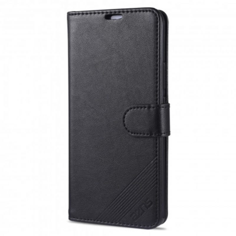 Custodia in pelle Xiaomi Mi Note 10 Lite Azns Ecopelle