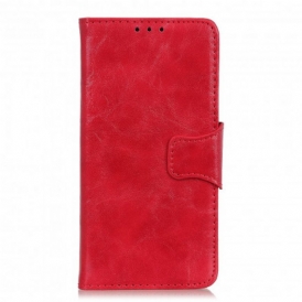 Custodia in pelle Xiaomi Mi Note 10 Lite Chiusura Reversibile In Pelle Crosta