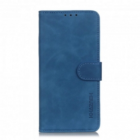 Custodia in pelle Xiaomi Mi Note 10 Lite Effetto Pelle Vintage Opaca Khazneh