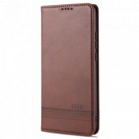Folio Cover Xiaomi Mi Note 10 Lite Custodia in pelle Stile In Pelle Azns