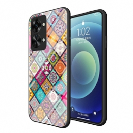 Cover OnePlus Nord 2T 5G Supporto Magnetico Patchwork