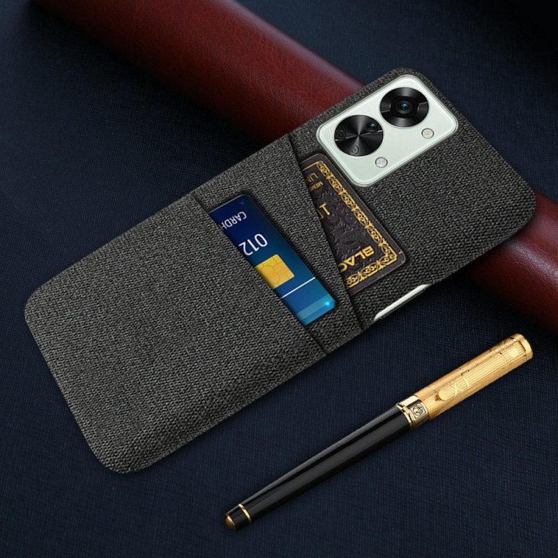 Cover OnePlus Nord 2T 5G Tessuto A Trama Ultra Fine