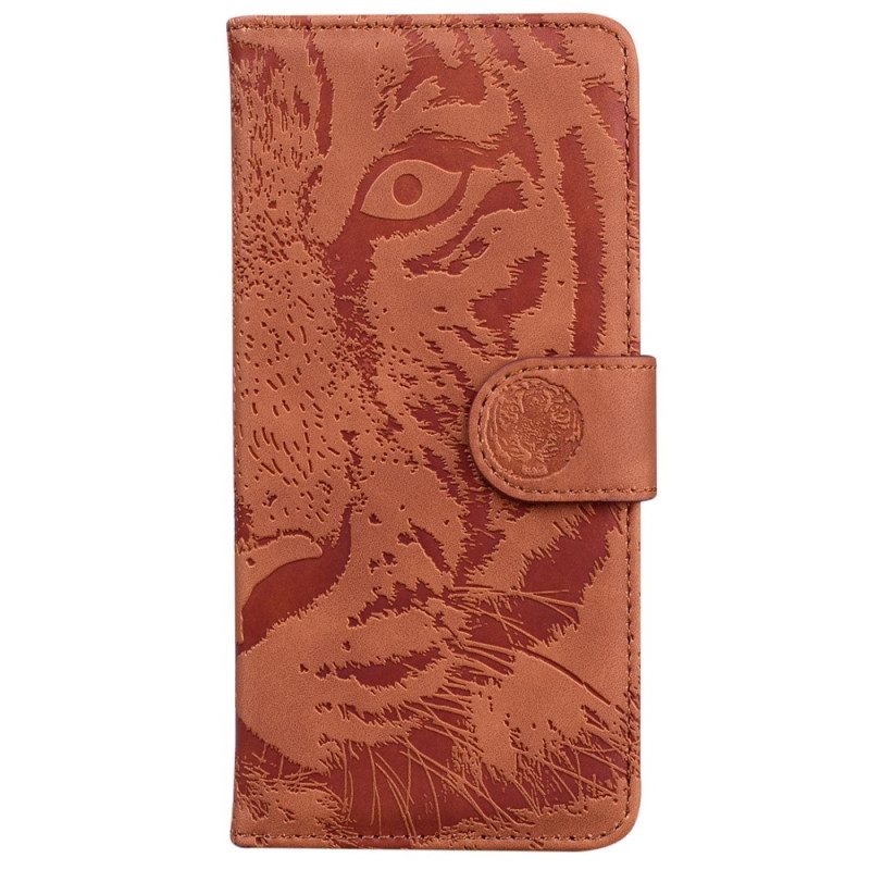 Custodia A Portafoglio OnePlus Nord 2T 5G Motivo Tigre