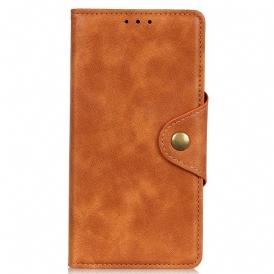 Custodia in pelle OnePlus Nord 2T 5G Bottone In Ecopelle