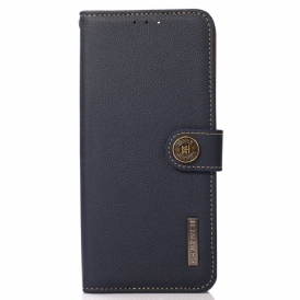 Custodia in pelle OnePlus Nord 2T 5G Khazneh Rfid In Vera Pelle