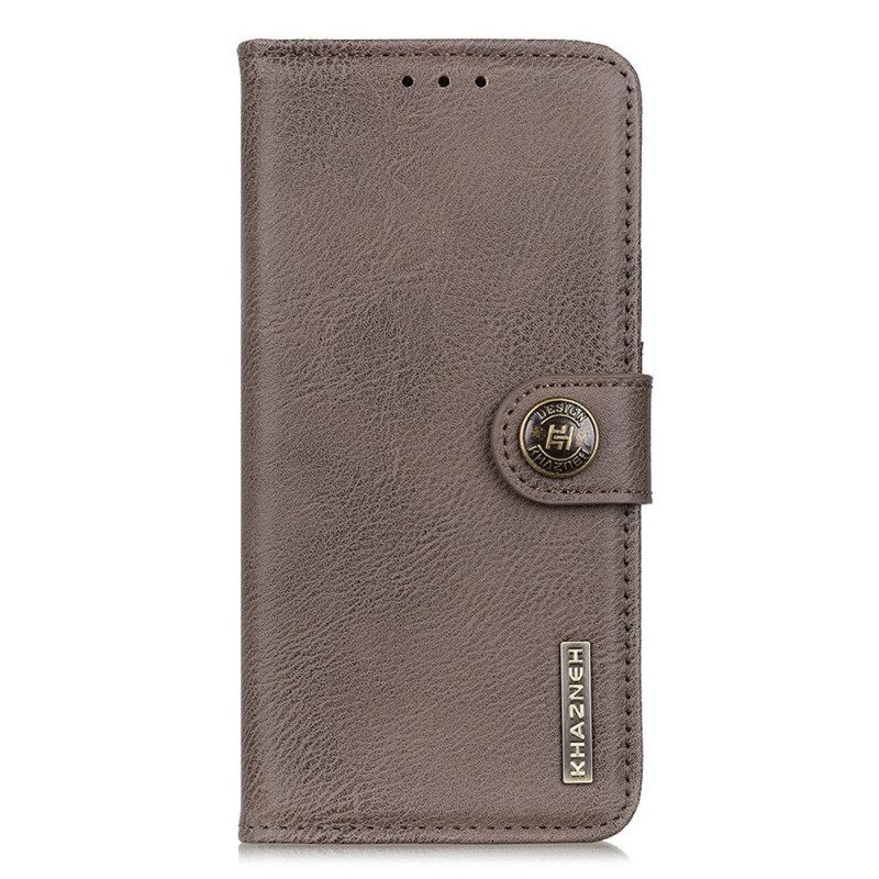 Custodia in pelle OnePlus Nord 2T 5G Similpelle Khazneh