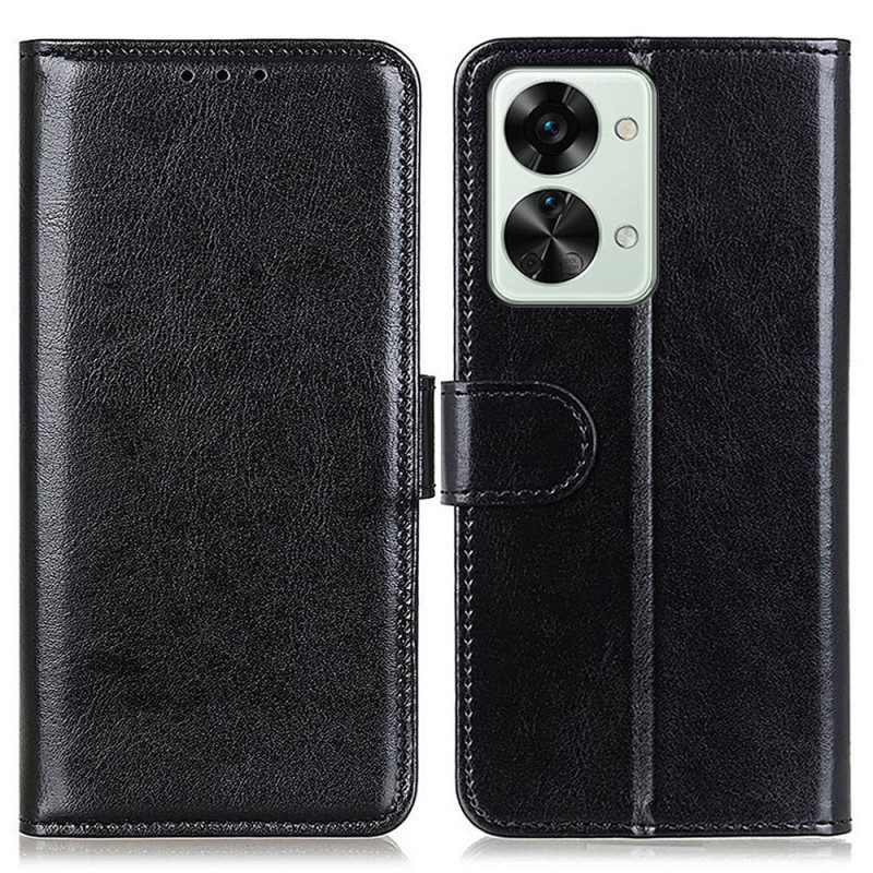 Folio Cover OnePlus Nord 2T 5G Finezza In Ecopelle