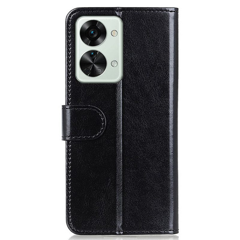 Folio Cover OnePlus Nord 2T 5G Finezza In Ecopelle