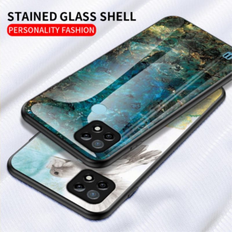 Cover Realme C21 Vetro Temperato Colori Marmo
