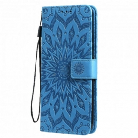 Custodia in pelle Realme C21 Fiore Del Sole