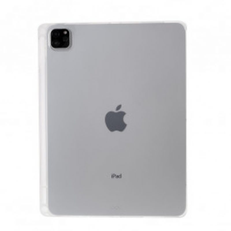 Cover iPad Pro 11" (2021) Portapenne In Silicone Trasparente