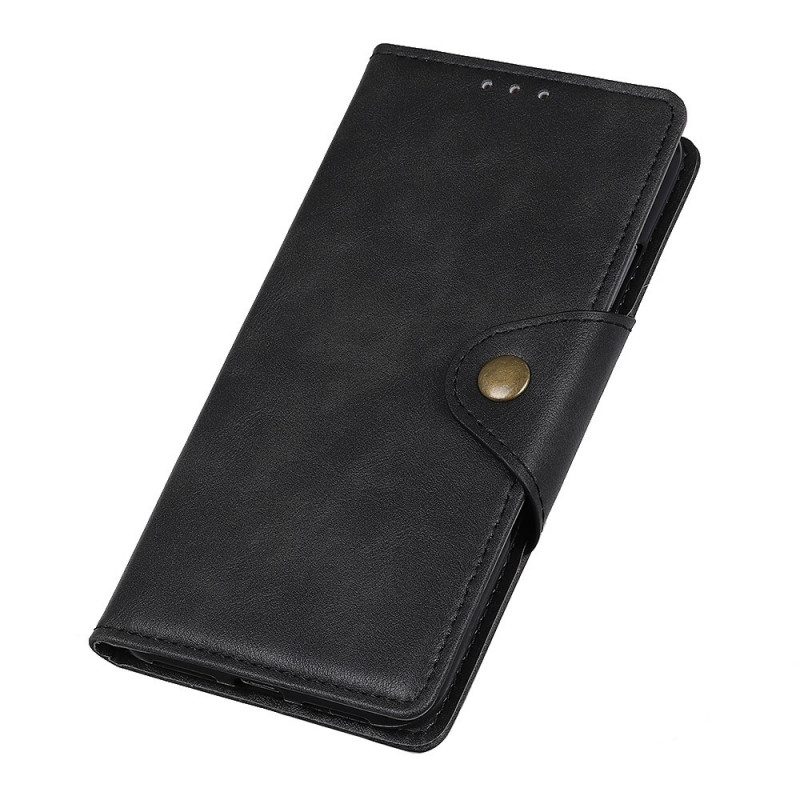 Custodia in pelle OnePlus Nord CE 2 Lite 5G Bottone In Pelle Stile
