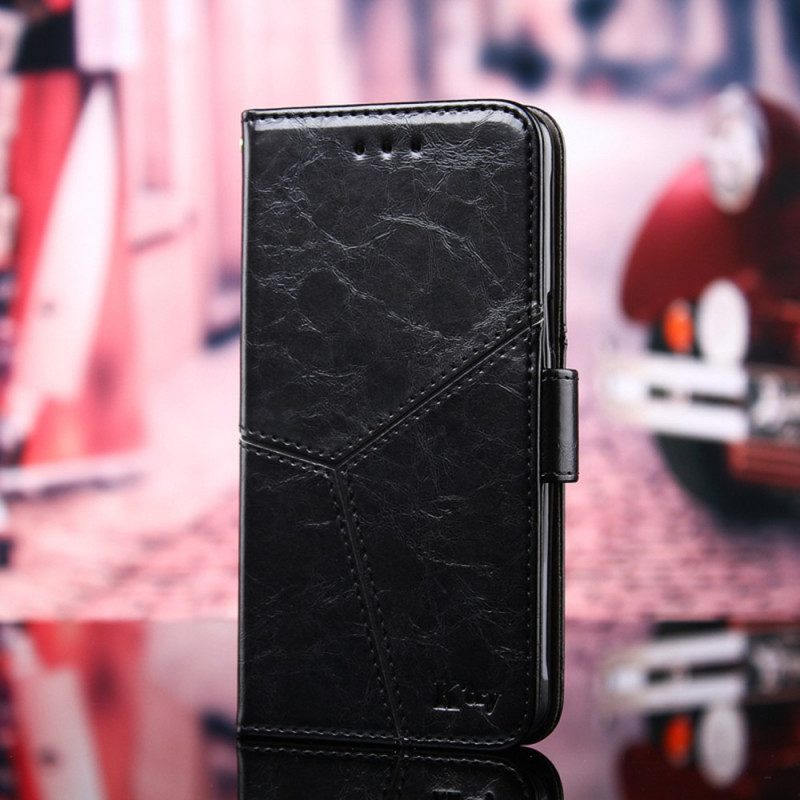 Custodia in pelle OnePlus Nord CE 2 Lite 5G Cuciture A Vista
