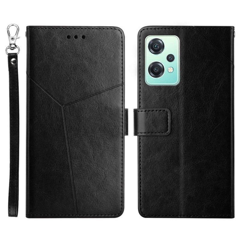 Custodia in pelle OnePlus Nord CE 2 Lite 5G Design Y In Pelle Stile