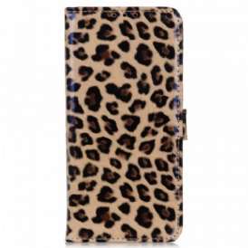 Custodia in pelle OnePlus Nord CE 2 Lite 5G Effetto Pelle Di Leopardo