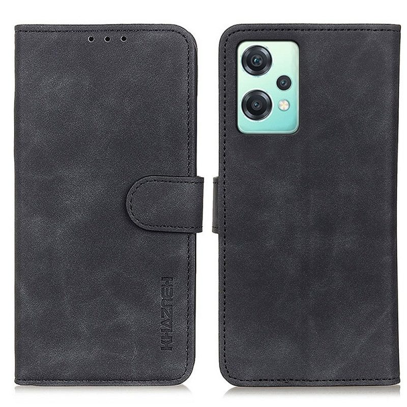 Custodia in pelle OnePlus Nord CE 2 Lite 5G Khazneh Effetto Pelle Vintage