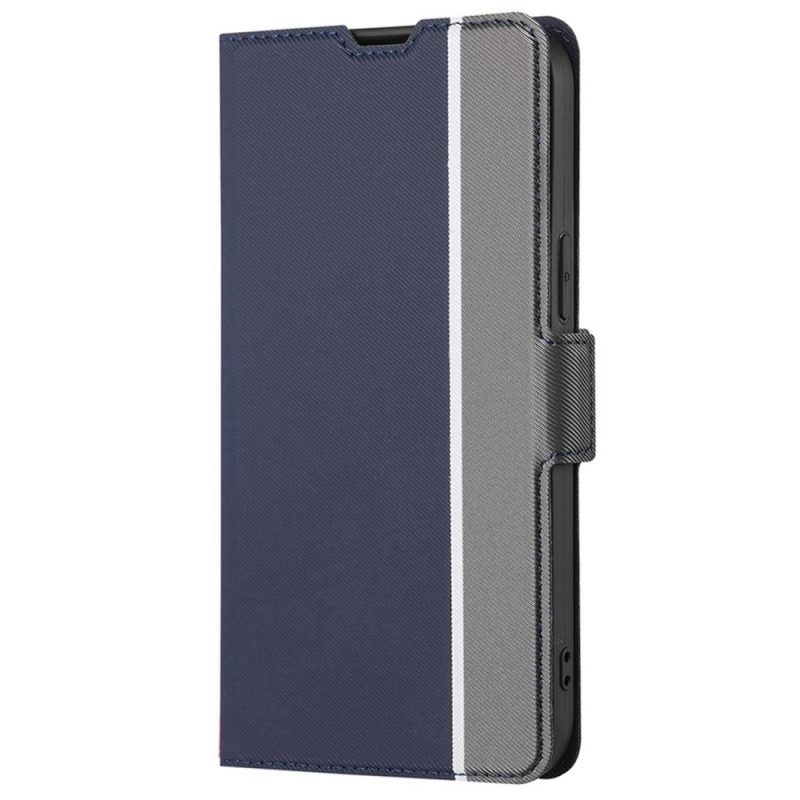 Custodia in pelle OnePlus Nord CE 2 Lite 5G Stile In Pelle Bicolore