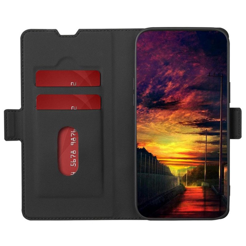 Custodia in pelle OnePlus Nord CE 2 Lite 5G Stile In Pelle Bicolore