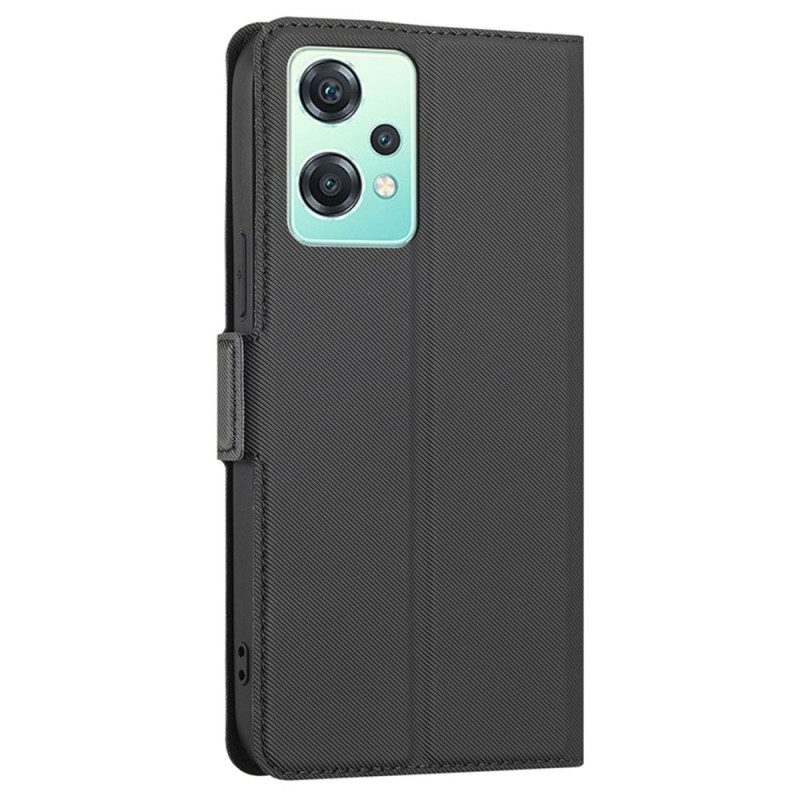 Custodia in pelle OnePlus Nord CE 2 Lite 5G Stile In Pelle Bicolore