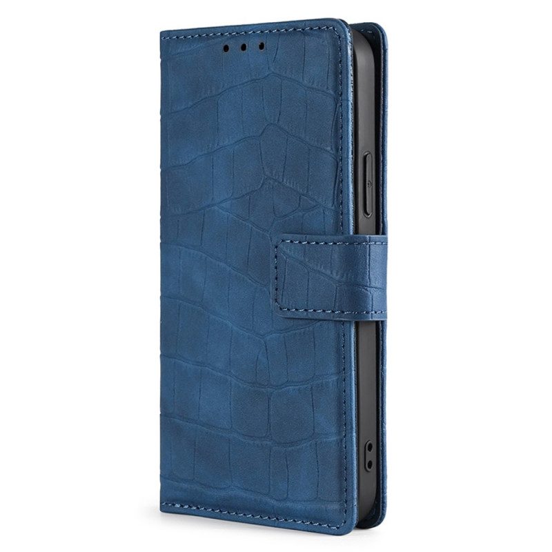 Custodia in pelle OnePlus Nord CE 2 Lite 5G Stile Pelle Di Coccodrillo