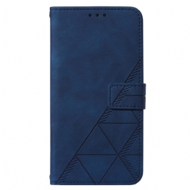 Custodia in pelle OnePlus Nord CE 2 Lite 5G Triangoli Di Cinturino