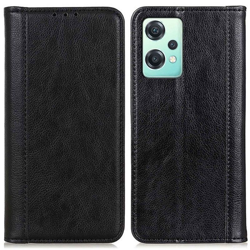 Folio Cover OnePlus Nord CE 2 Lite 5G Custodia in pelle Crosta Di Cuoio Classica