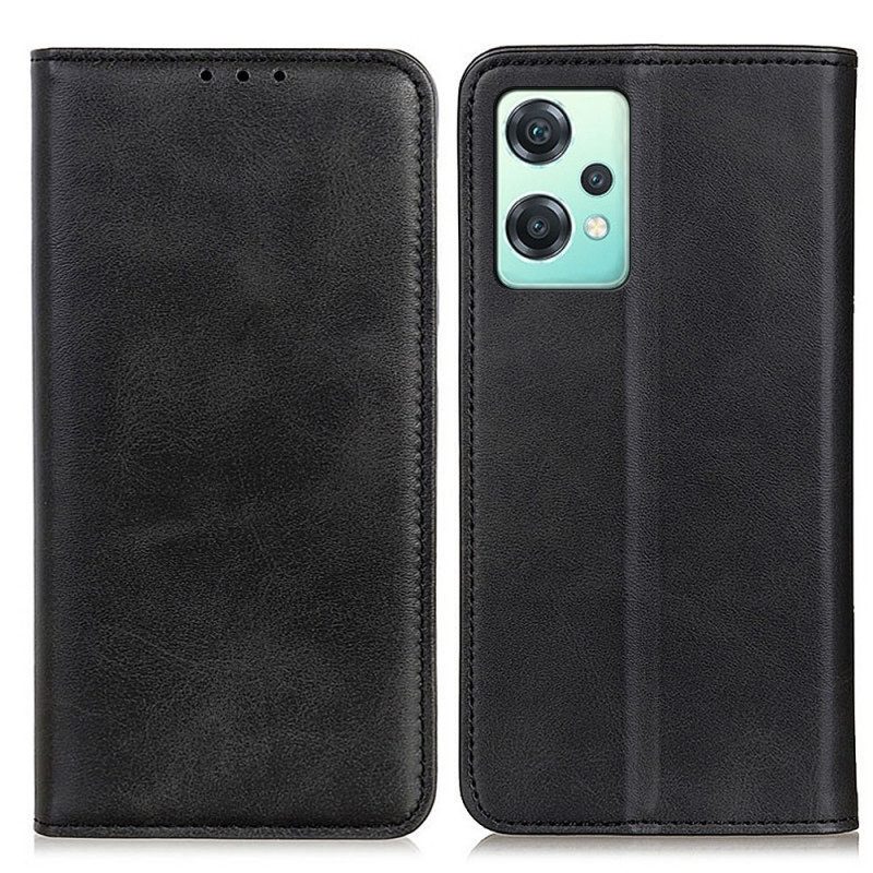 Folio Cover OnePlus Nord CE 2 Lite 5G Custodia in pelle Cuoio Spaccato
