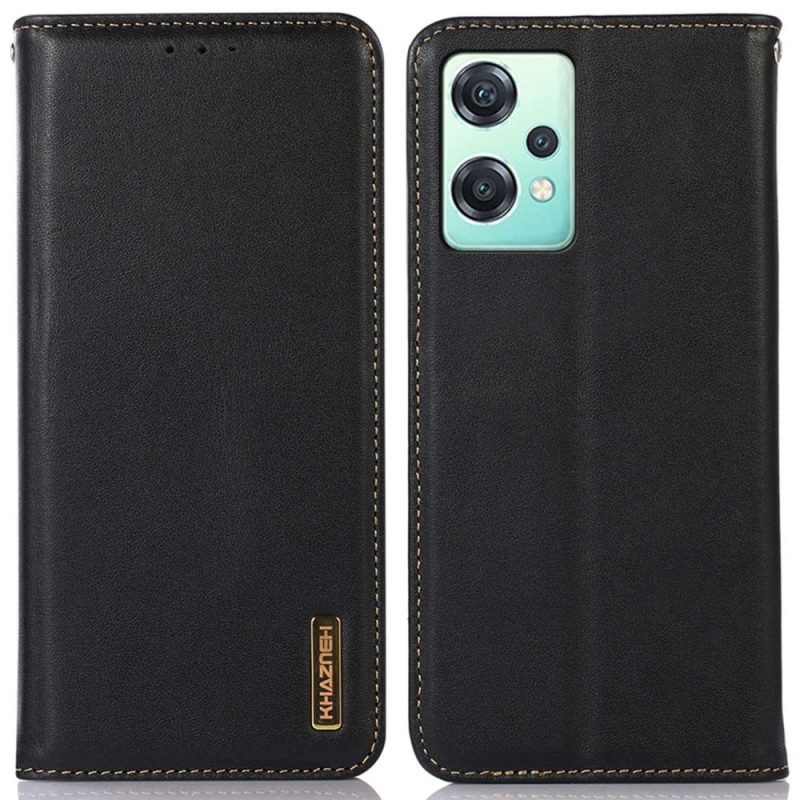 Folio Cover OnePlus Nord CE 2 Lite 5G Custodia in pelle Pelle Vera