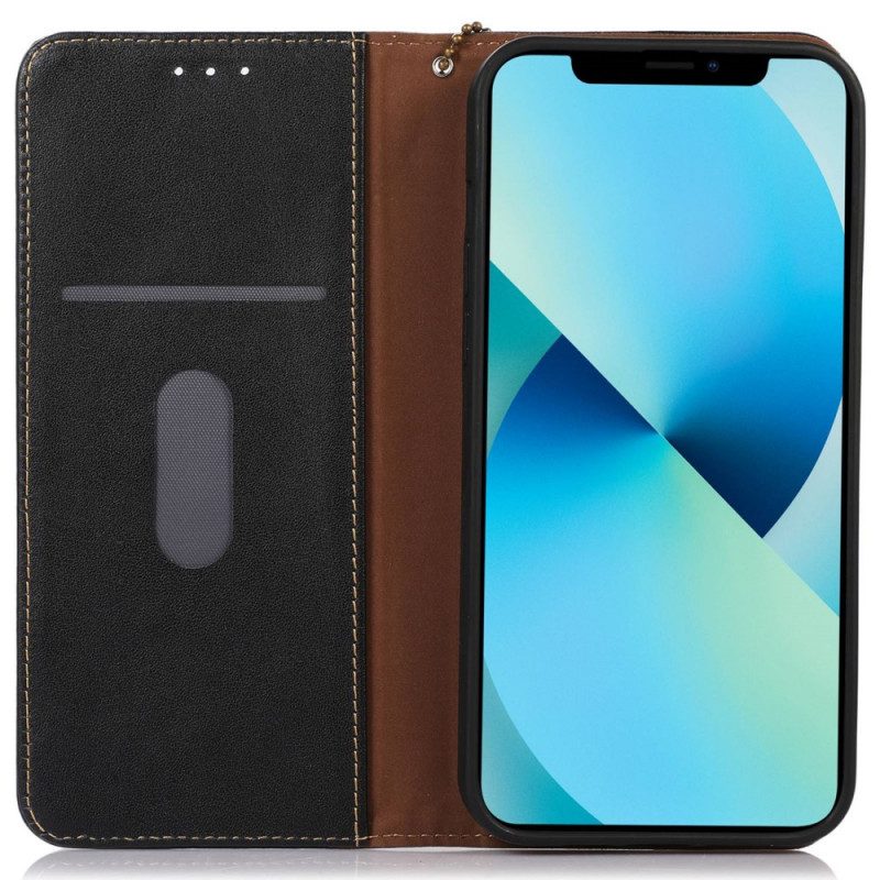 Folio Cover OnePlus Nord CE 2 Lite 5G Custodia in pelle Pelle Vera